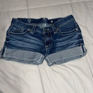 Classic Blue Denim Women's Jean Shorts